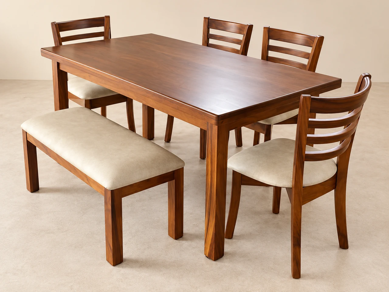 Mesa tradicional rectangular
