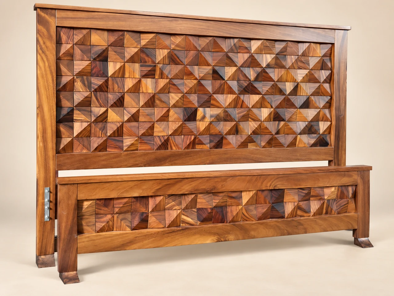 Cama Imperial Ébano Geométrico