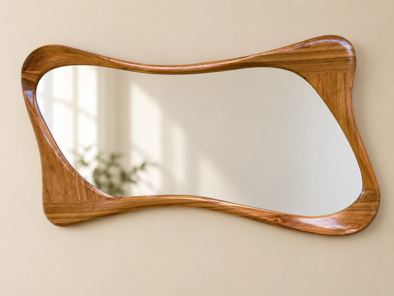 Espejo de pared orgánico