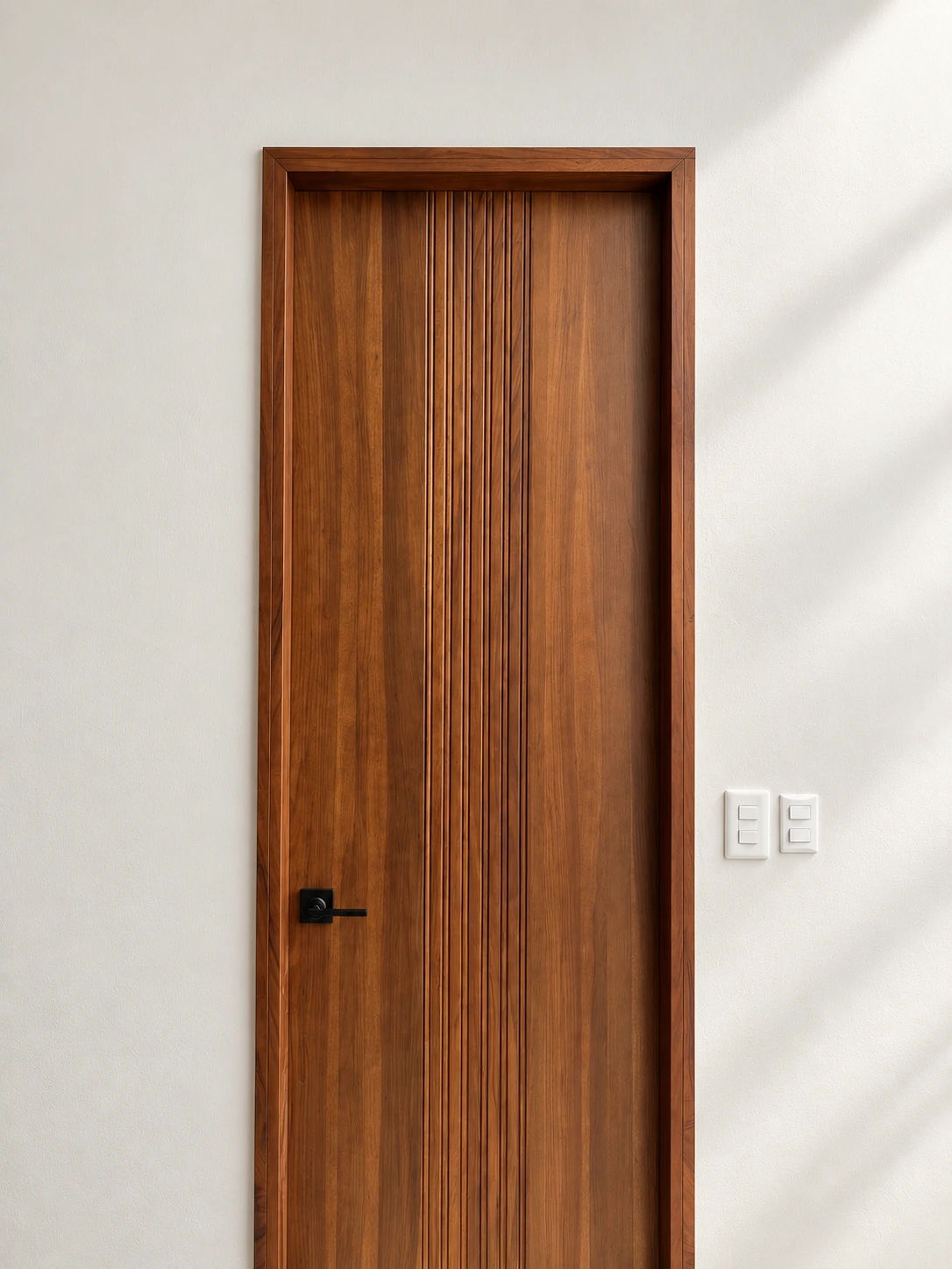 Otra perspectiva de puertas de madera a medida